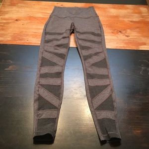 Lululemon leggings gray tech mesh 27” inseam